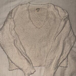 Cream Free People Sweater